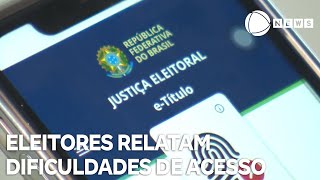 Eleitores enfrentam dificuldades para justificar voto [upl. by Dlaniger]