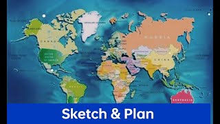 Sketch amp Plan  Globes And Maps [upl. by Gallagher]