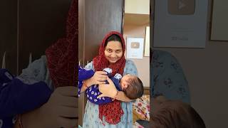 Baby k hath chhuppa diye mother family baby minivlog mom [upl. by Resaec805]