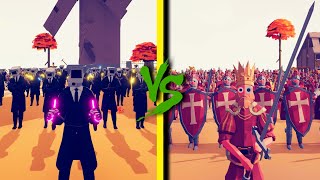 MEDIEVAL FACTION vs CAMERA MAN TEAM  Totally Accurate Battle Simulator TABS [upl. by Aciria96]