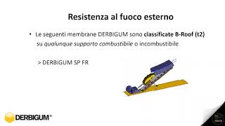 La classificazione al fuoco BRoof  Derbigum Italia [upl. by Adaminah489]