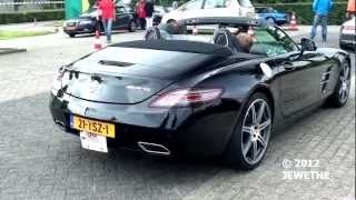 Mercedesbenz SLS AMG Roadster Engine Start up and Acceleration Sound 1080p Full HD [upl. by Knah]