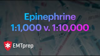 Epinephrine 11000 v 110000 [upl. by Beaufort]