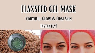 Flaxseed Gel Face Mask for tight and Glowing Skin [upl. by Margret]