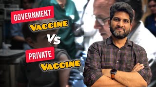 Govt vaccine or Pvt vaccine🤔 vaccination iap immunization facts children [upl. by Shreeves]