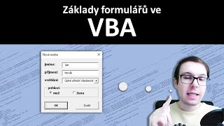 VBA základy programování formulářů v Excelu [upl. by Leahcin]