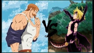 ESCANOR VS MELIODAS EN ESPAÑOL FULL COLOR [upl. by Yruoc506]