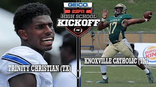 Trinity Christian TX vs Knoxville Catholic TN Football  ESPN Broadcast Highlights [upl. by Dnomed]