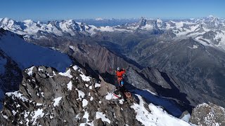 Dom 4545m  Via Normalweg  Festigletscher  August 2020 [upl. by Sirdna]