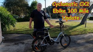 Cyclamatic CX2 Ebike 100 Mile Update [upl. by Dennison]