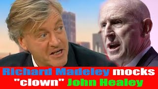 Richard Madeley mocks clown John Healey in disastrous TV debate [upl. by Ecirtaed478]