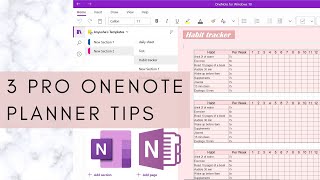 3 OneNote Tricks THAT WILL CHANGE THE WAY YOU PLAN [upl. by Walley]