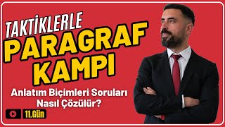 Paragrafta Anlatım Biçimleri Soruları  Paragraf Taktikleri Kampı 2025 📌 11Gün YKS KPSS ALES DGS [upl. by Brandie]