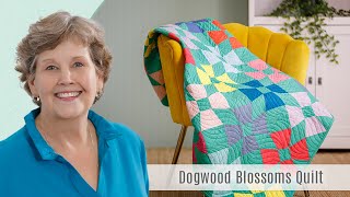 How to Make a Dogwood Blossoms Quilt  Free Project Tutorial [upl. by Karly168]