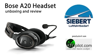 Bose A20 Headset  Unboxing and Review  deutsch [upl. by Htiffirg477]