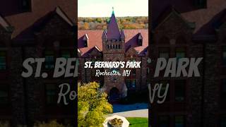 Castle on the Hill  St Bernards Park Rochester NY • 4K Drone [upl. by Eyllek]