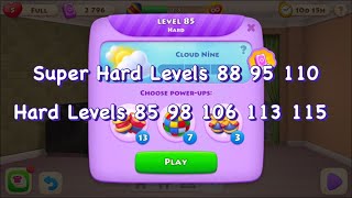 Township  Colorful Puzzle Levels  Super Hard Levels and Hard Levels 85 to 115  Tips and Tricks [upl. by Draw621]