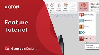 LiveTransfer  Geomagic Design X Tutorial [upl. by Eiralav]