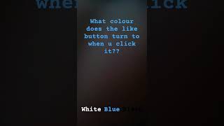 What colour does the like button become [upl. by Holle]