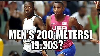 Letsile Tebogo vs Erriyon Knighton200m Lausanne Diamond League [upl. by Llehsem]