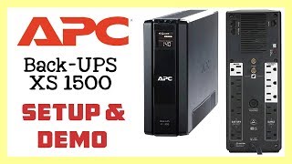 APC BackUPS XS 1500 PowerChute Setup amp Demo Ruby Rock YouTube 41 [upl. by Amitie196]