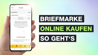 Mobile Briefmarke mit Code erstellen So gehts  Briefmarke Online kaufen per App  Testventure [upl. by Nehemiah]