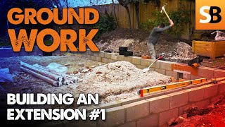 Ground Work  How To Build An Extension 1 [upl. by Enait365]