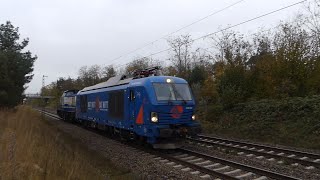 Hamburger Rail Service 🚇 Lokzug mit 248 048  1 😮 Pfungstadt 📹 8112024 [upl. by Atnuhs]