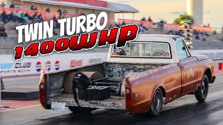 1400whp Chevy C10 FarmTruck From Hell [upl. by Tacita]