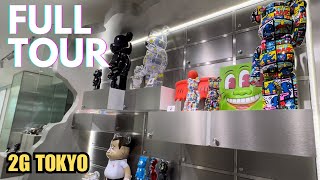 BEST Bearbrick Shop in Tokyo  FULL TOUR 2G TOKYO MEDICOM TOY Parco Shibuya Japan [upl. by Nwahsar]