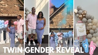 TWIN Gender Reveal Party VLOG  Foreverfarmer Kia amp Jemal [upl. by Eniamahs]