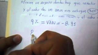 Calculo de la TIR [upl. by Sophy]