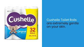 Cushelle Original Toilet Roll 2ply 212 m Pack of 32 [upl. by Gierc]