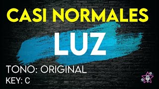 Casi normales  Luz  karaoke instrumental [upl. by Enorel]