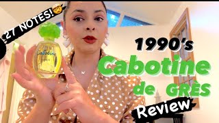 CABOTINE DE GRÈS 1990 perfume review unboxing amp first impressions cabotine perfume unboxing [upl. by Levison646]