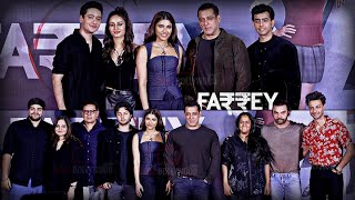 UNCUT  FARREY Official Trailer Launch  FULL HD VIDEO  Salman Khan’s Niece Alizeh Debut Movie [upl. by Mot]