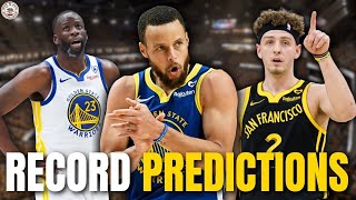 Warriors Season and Record Predictions [upl. by Bottali]