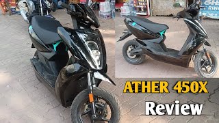 New Ather 450X  Electric Scooter Full Detailed Review Mileage And Features And Price 🔥🥵 [upl. by Tuchman]