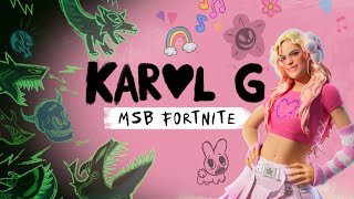 Concierto de Karol G en Fortnite SIN COMENTARIOS [upl. by Grenier]