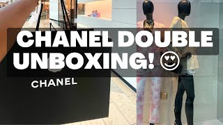 CHANEL DOUBLE UNBOXING  CHANEL 23A amp CHANEL SALE  😍 [upl. by Odrarebe]