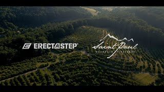 ErectaStep  St Paul Mountain Vineyard catwalk system [upl. by Fiester]