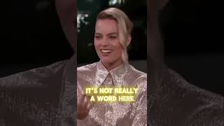 Margot Robbie on the Wild Australian Logies funny actor interview talkshow [upl. by Damalus]