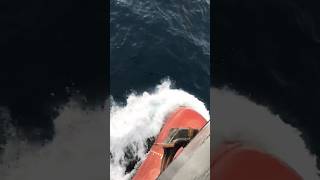 The Bulbus bow cutting through the water marinelife ship chemicaltanker shorts youtubeshorts [upl. by Ahoufe]