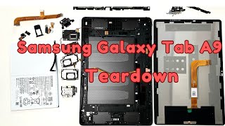 Samsung Galaxy Tab A9 Full Disassembly Teardown Guide [upl. by Teena]