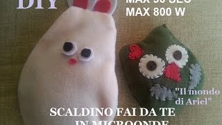 DIY PELUCHE SCALDINO IN MICROONDE FAI DA TESIMIL WARMIESSCALDA NOTTE [upl. by Calypso]