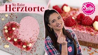 Einfache Himbeer Mousse Torte ohne Backen  Valentinstag  no Bake cake [upl. by Dinin]