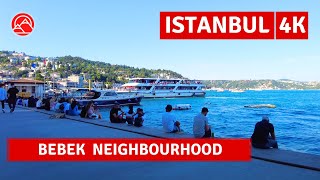 Bebek Most Luxurious Neighbourhood In Istanbul 2023 Walking Tour4k 60fps [upl. by Bish]