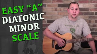 A Diatonic Minor Scale For Guitar  EASY [upl. by Brenna]