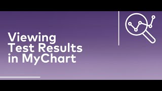 How to view test results on MyChart [upl. by Borgeson]