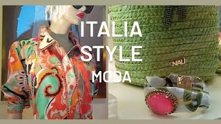 ITALIA STYLE Italia vetrine Fashion Italy Fashion summer 2024 [upl. by Aroz]